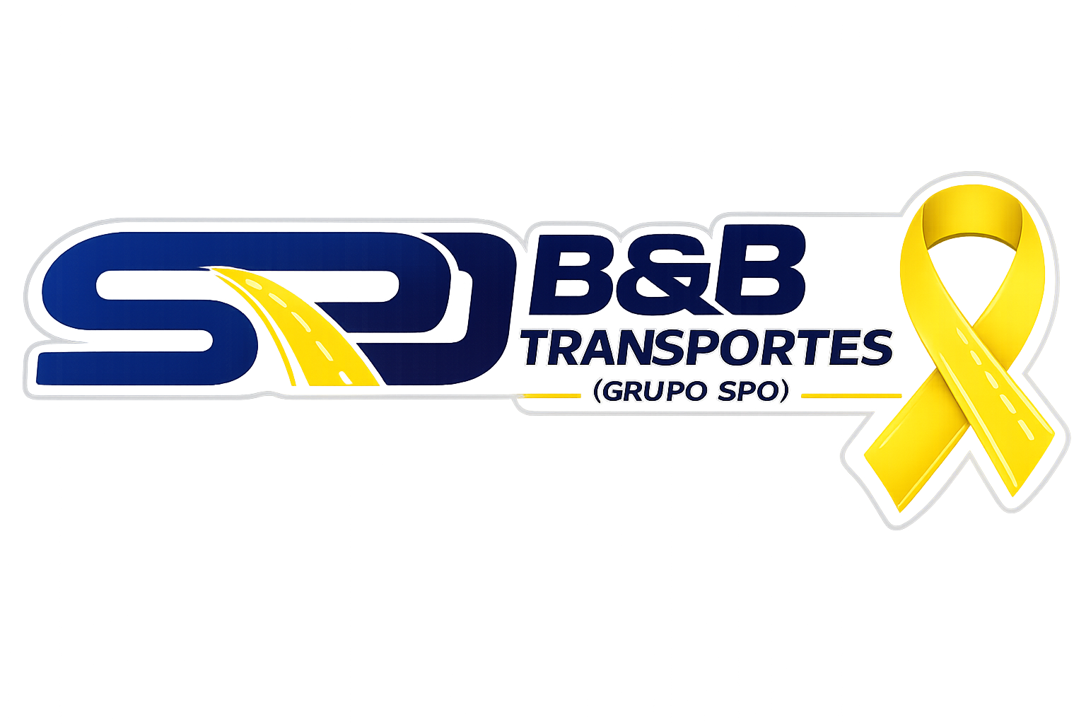 Logo B&B Transportes Maio Amarelo