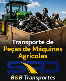 Categoria de transporte para pecas de maquinas agricolas