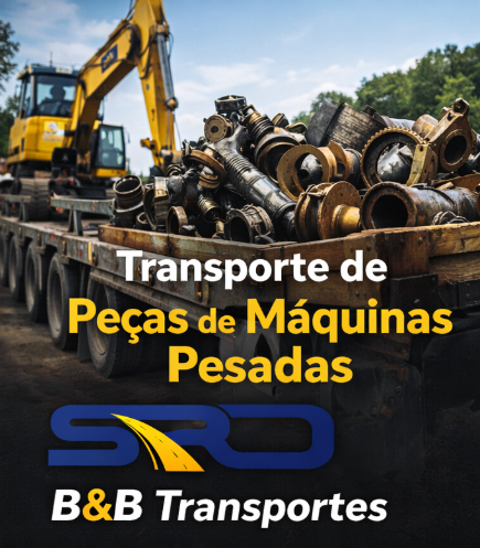 Categoria de transporte para pecas de maquinas pesadas
